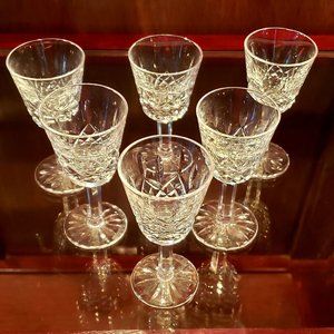 Waterford Lismore Crystal cordial Glasses